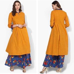 Tunic Dress With Palazzo Pant Two Piece Set K1